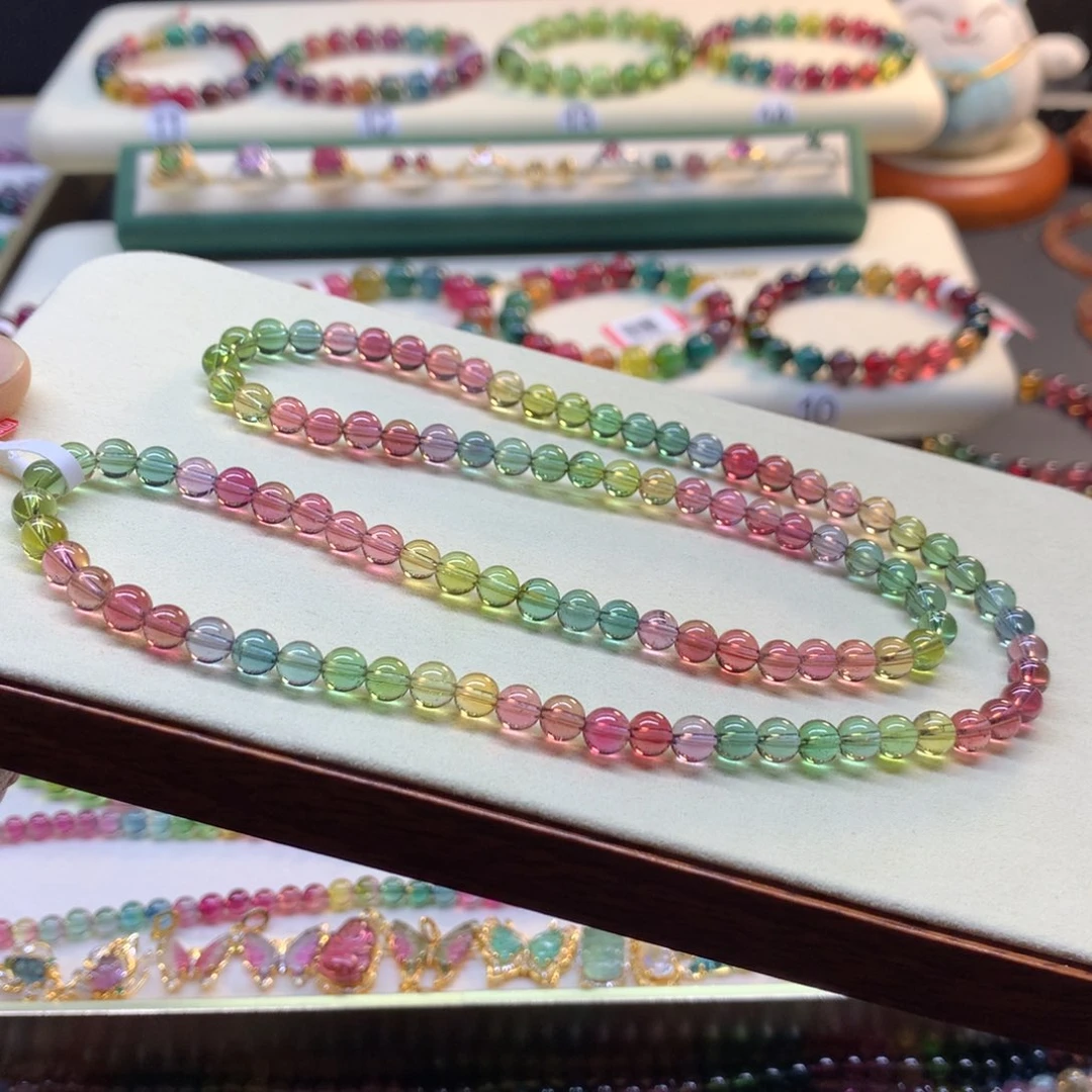 手链未镶嵌碧玺艳丽人鱼色