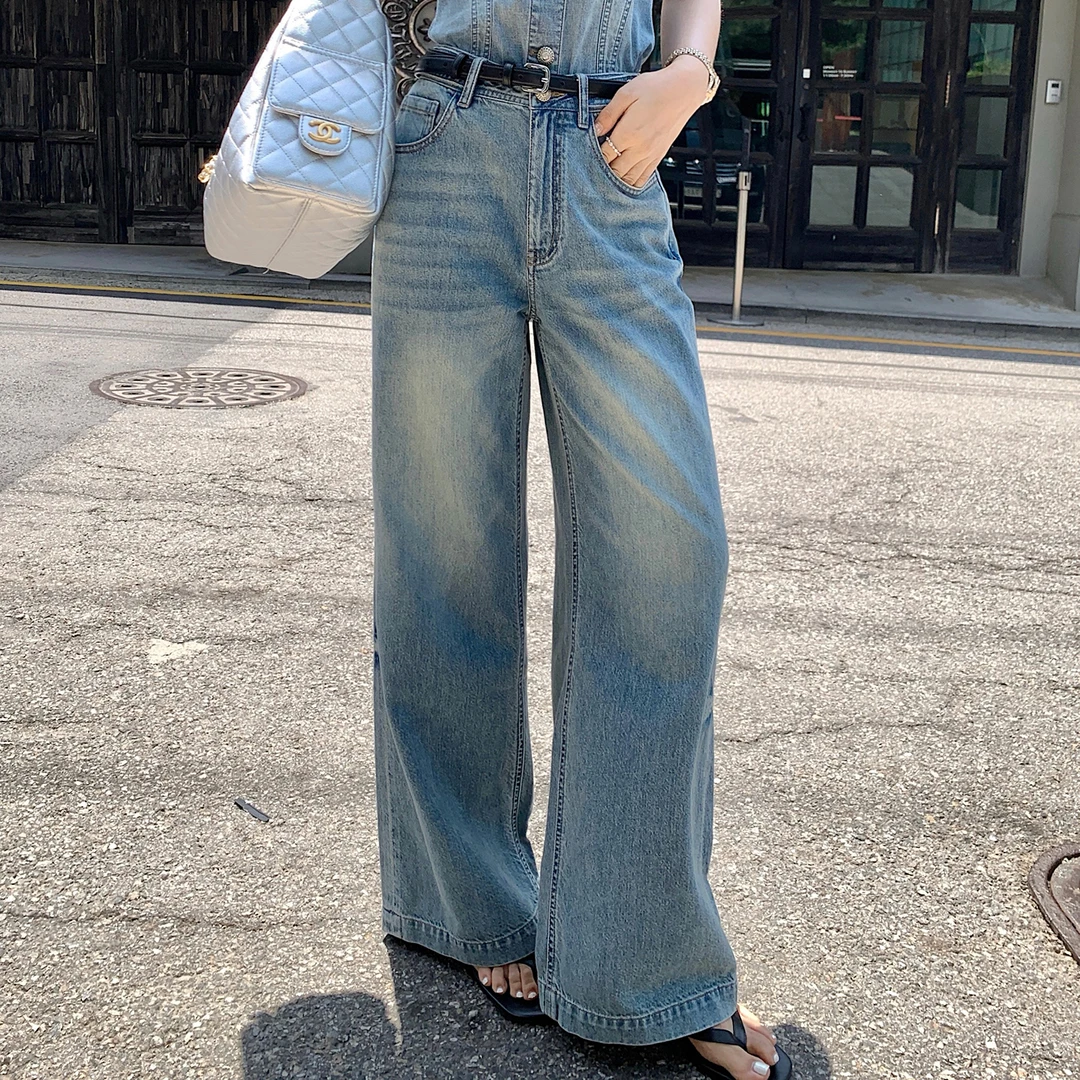 "松弛美式"美国进口ConeDenim康龙匹马棉 复古感牛仔裤走路带风！