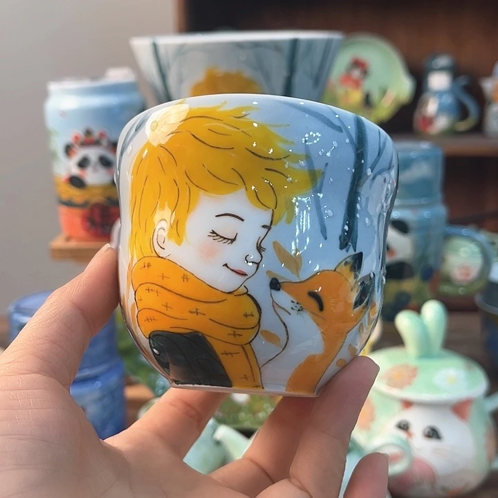 陶景德镇釉下手绘陶瓷