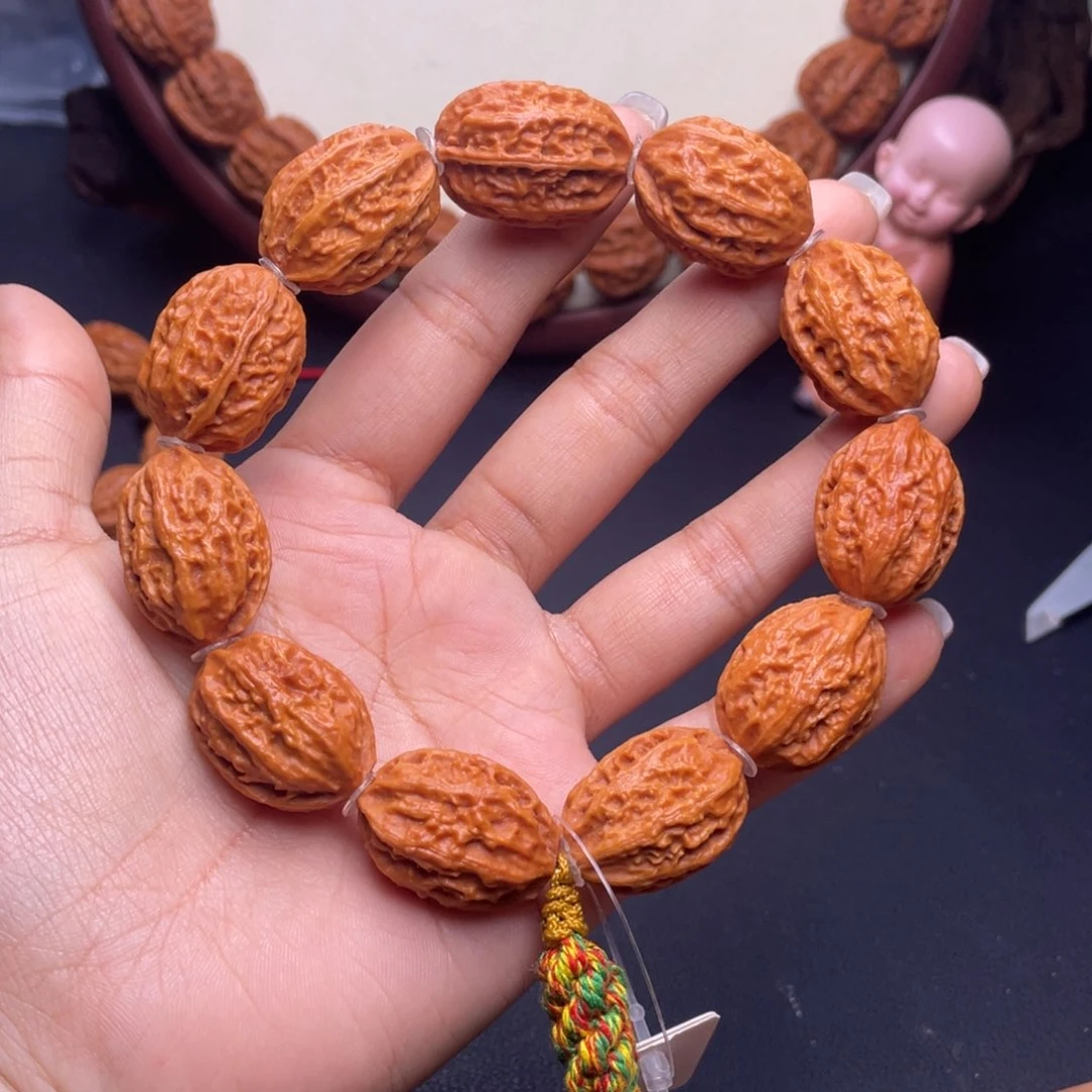 文玩核桃手串八棱大枣