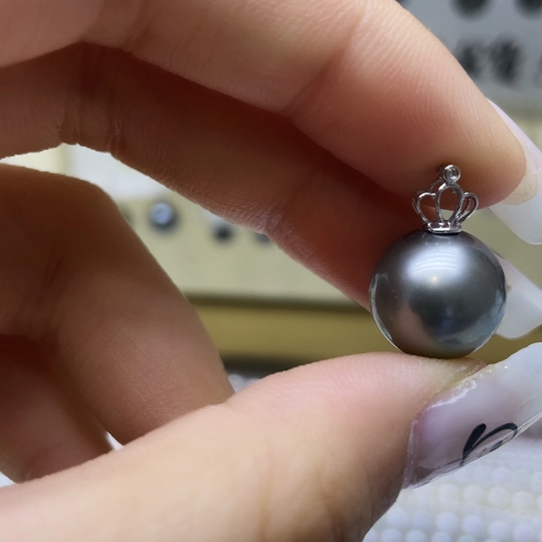海水珍珠18K金镶嵌颈饰