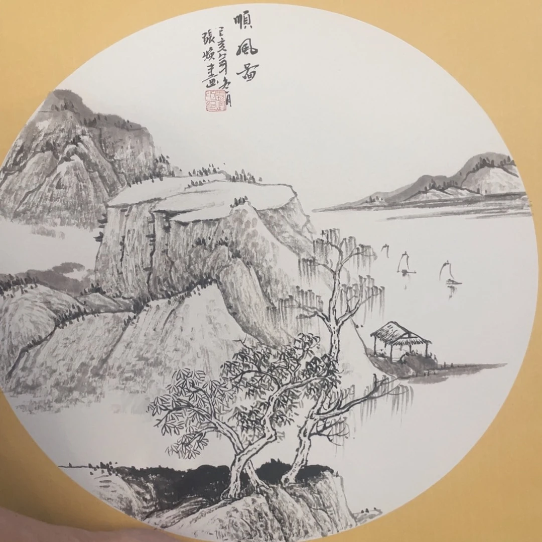 国画手绘国画，精品斗方