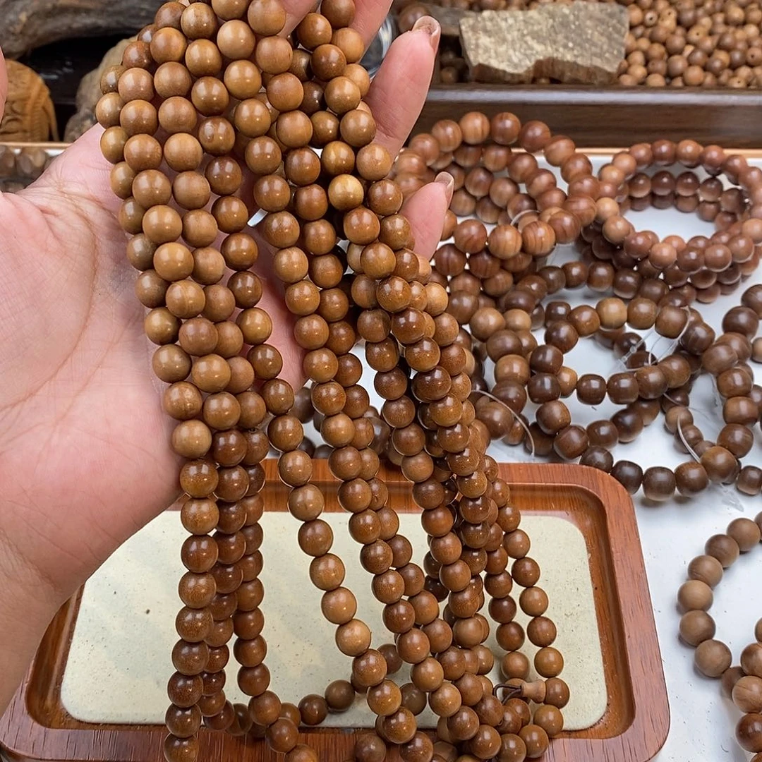 檀香木无事牌正区0.8*108印度迈索尔檀香老料