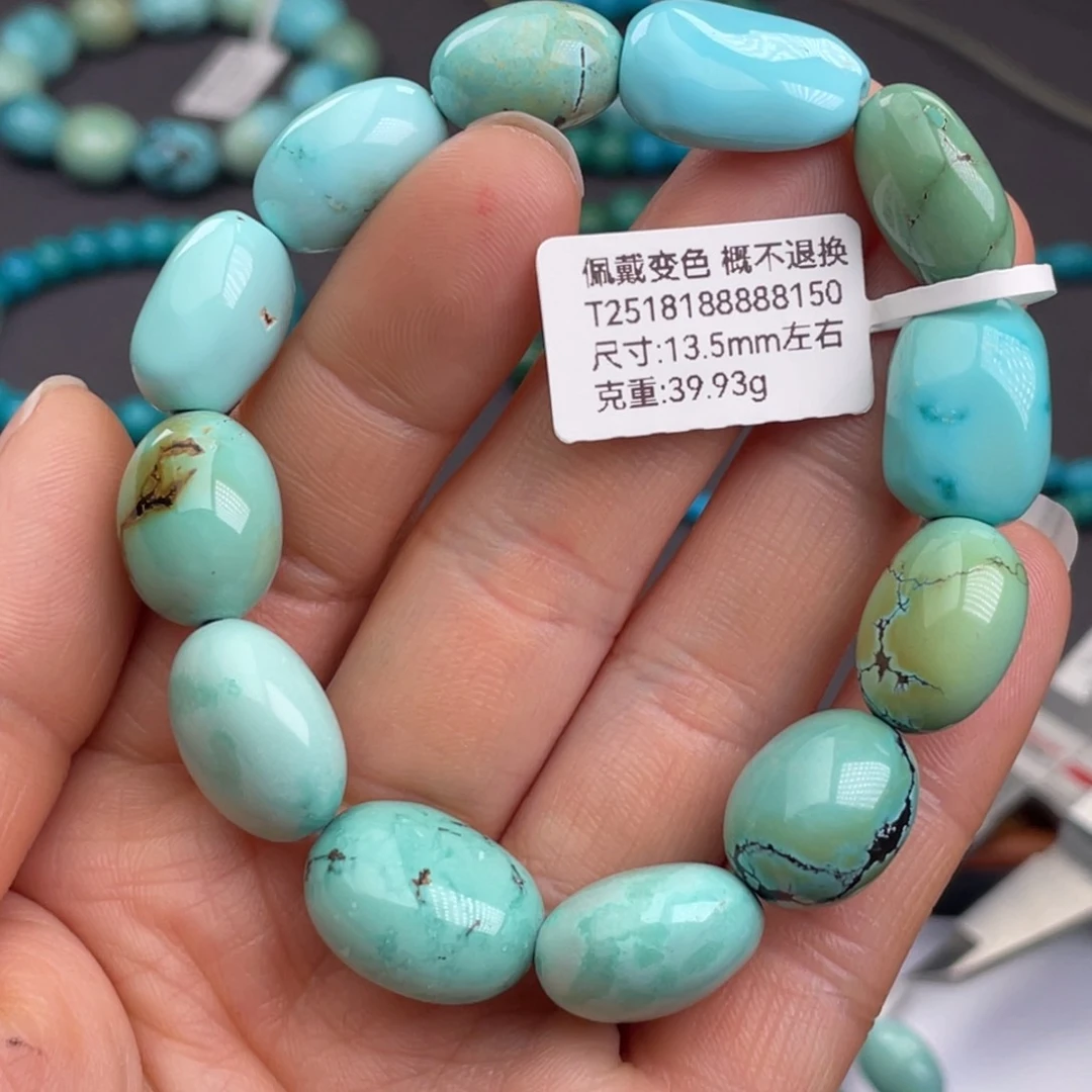 未镶嵌绿松石珠宝奇石