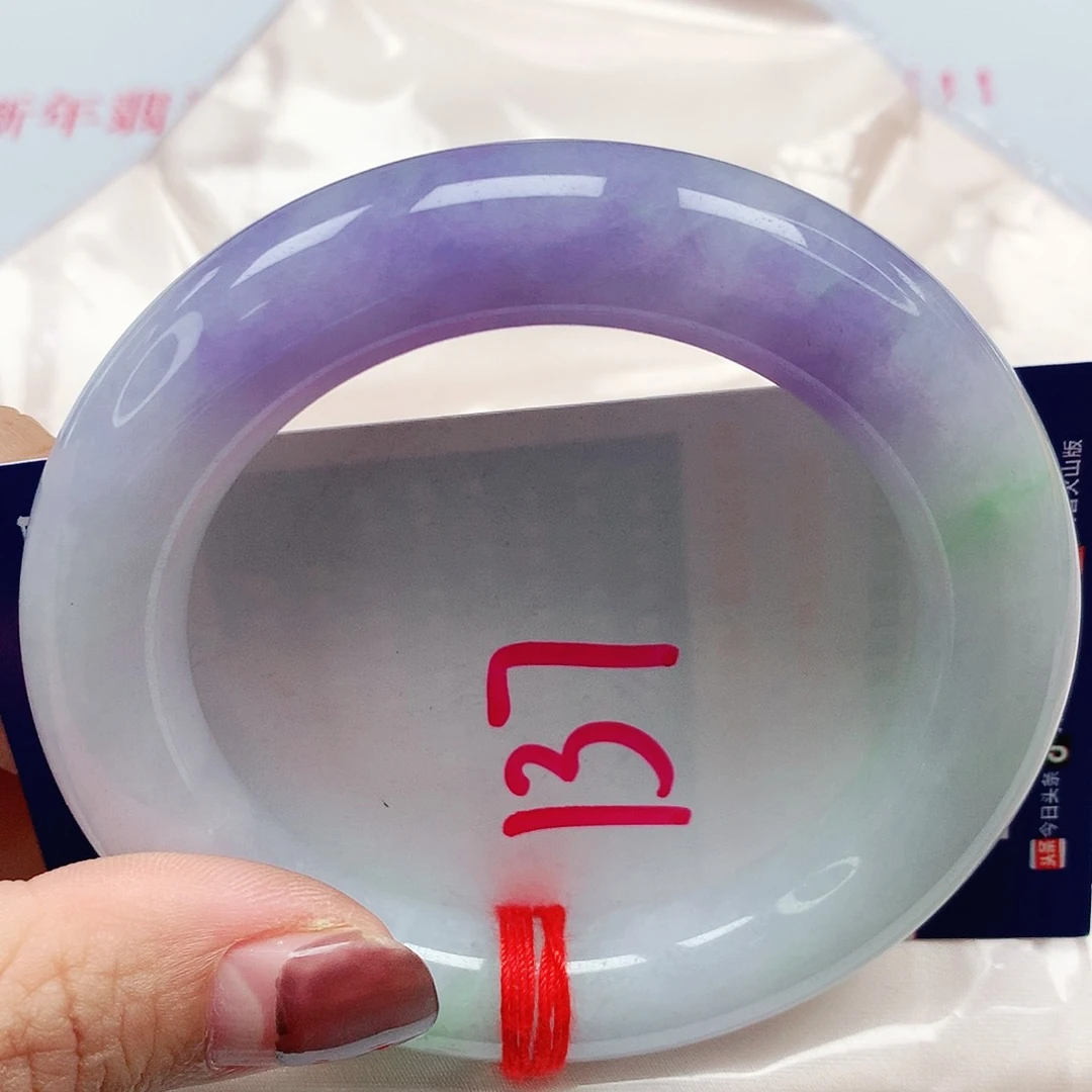 翡翠手镯未镶嵌56圈缅甸天然翡翠A货