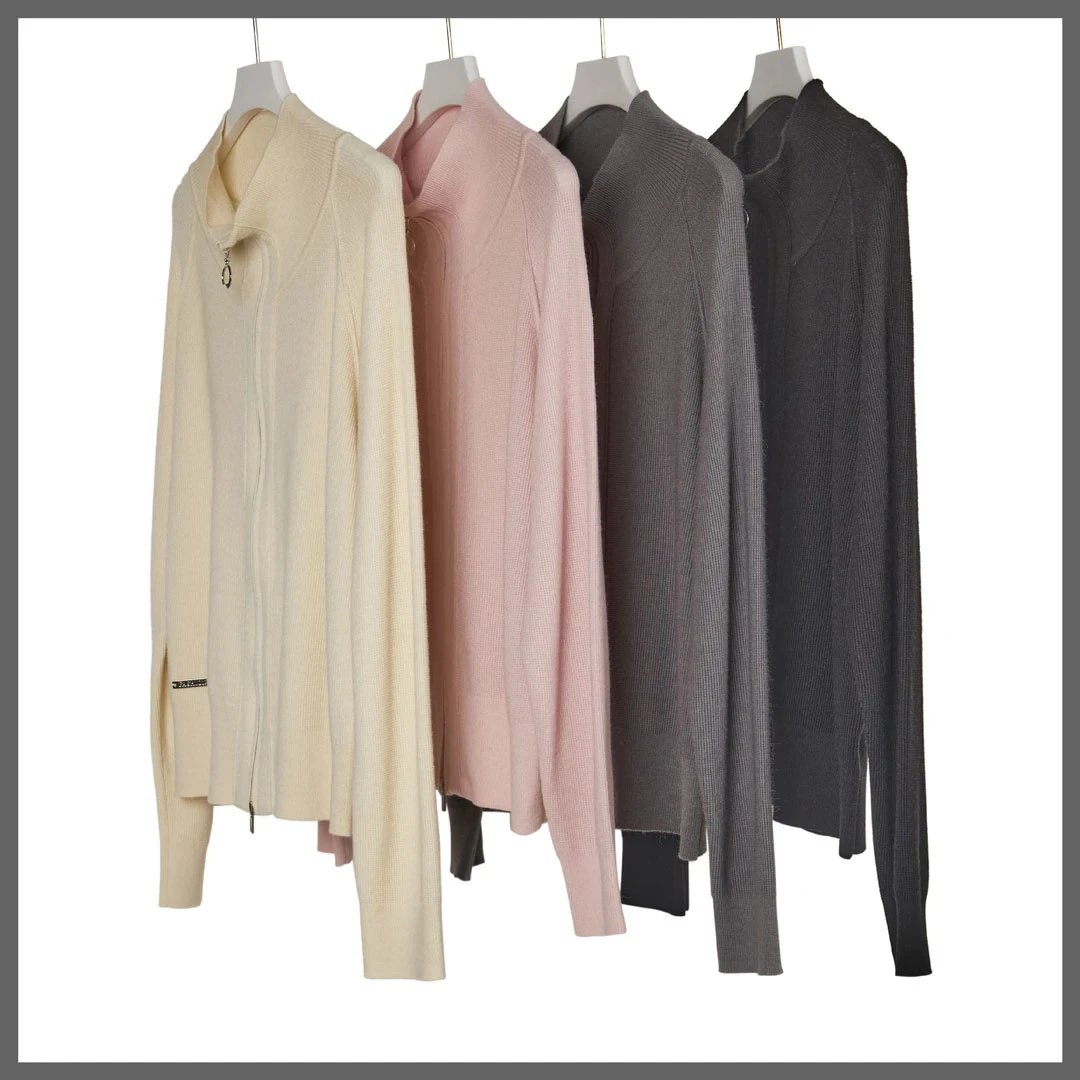 秋冬女士开衫毛衣长袖外套纯色上衣新款针织衫百搭QD052