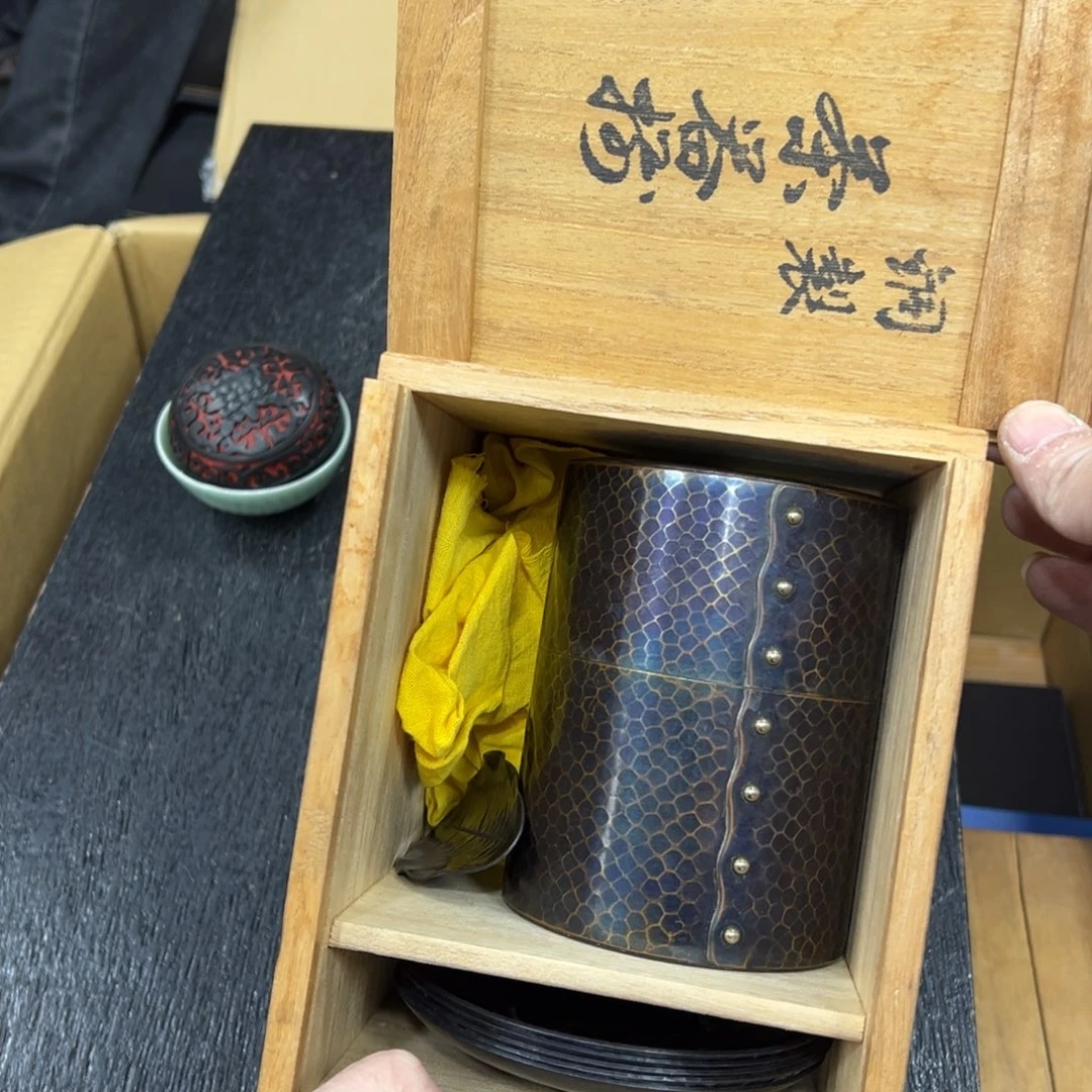 铜日本中古工艺品摆件