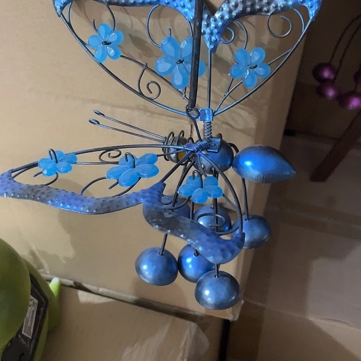 样品样品样品蓝色蝴蝶风铃