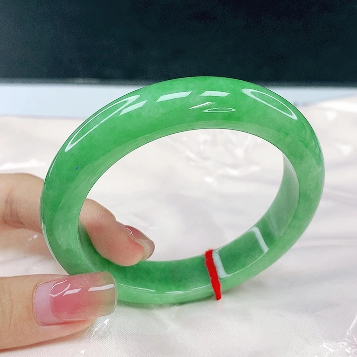 翡翠未镶嵌手镯圈55.5，15065