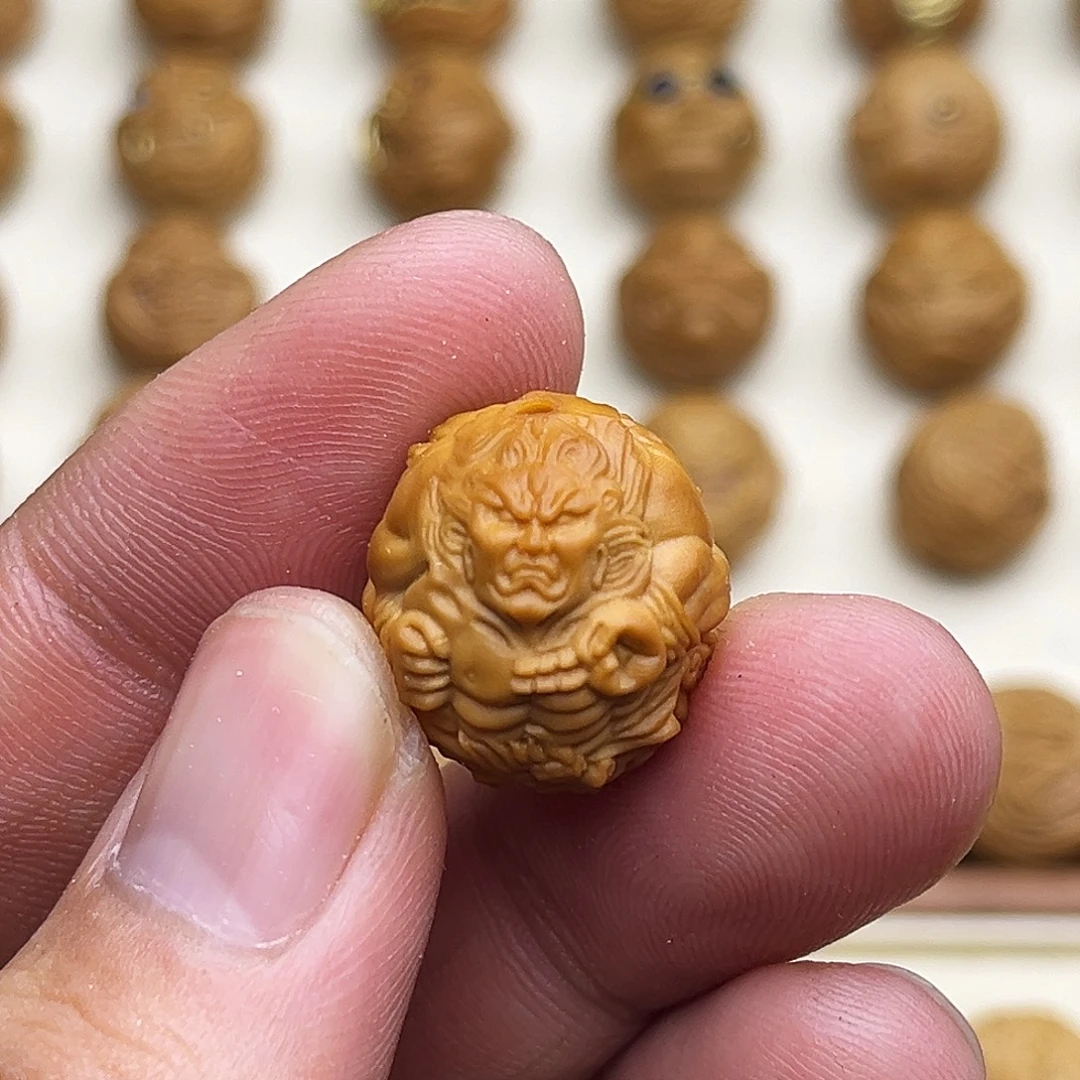 猴头核桃吊坠九纹龙17