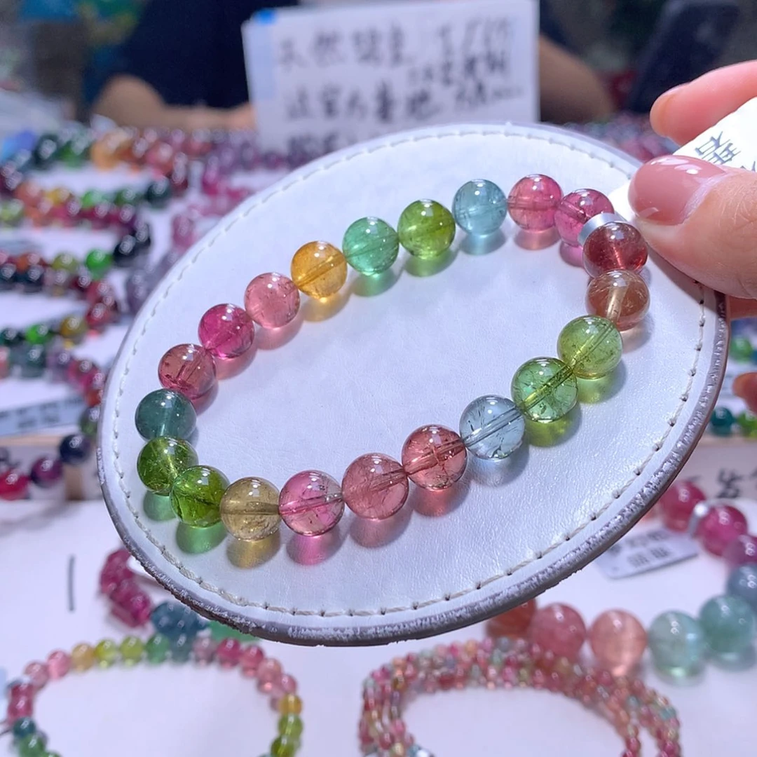 【闪购商品】未镶嵌手链碧玺9m
