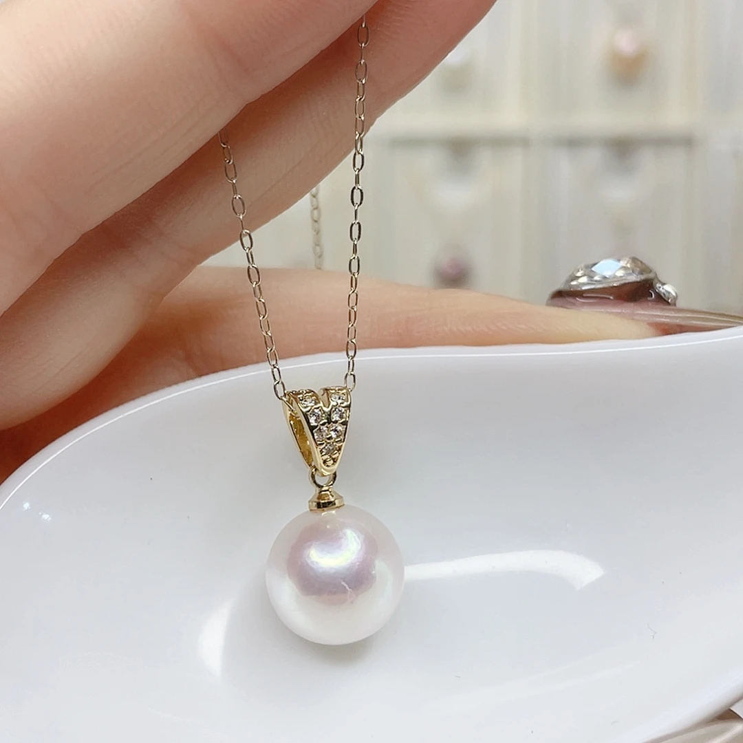 淡水珍珠吊坠(赠链)合金