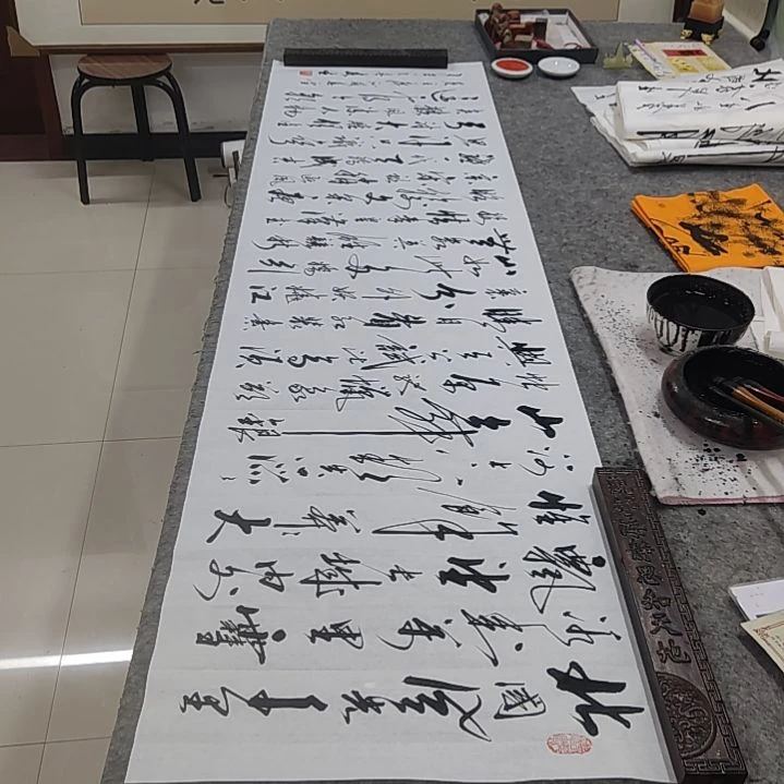 书法书法协会作品沁园春雪赠送一副清风明月一壶酒