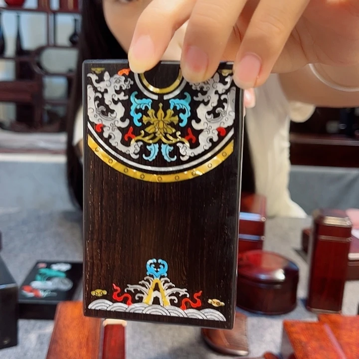 东非黑黄檀（紫光檀）烟盒