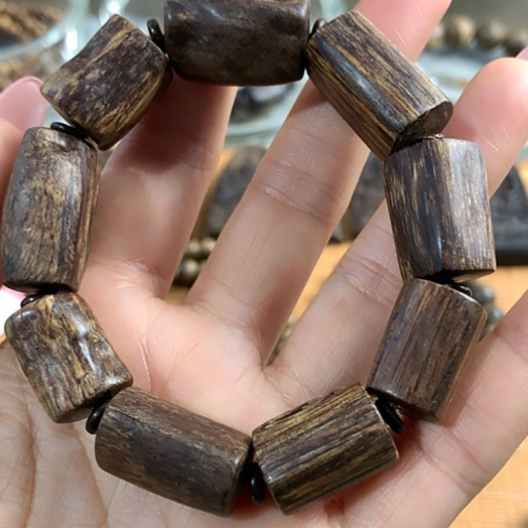 【闪购商品】沉香手串芽庄沉香29.3克单圈沉水