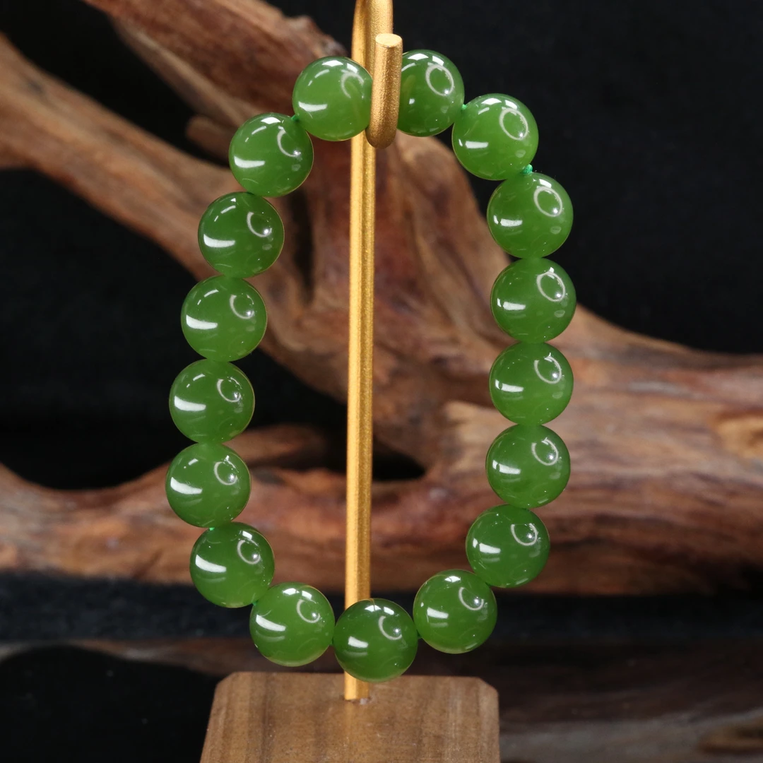 51和田玉俄七色标手串/400696上海嘉禾拍卖