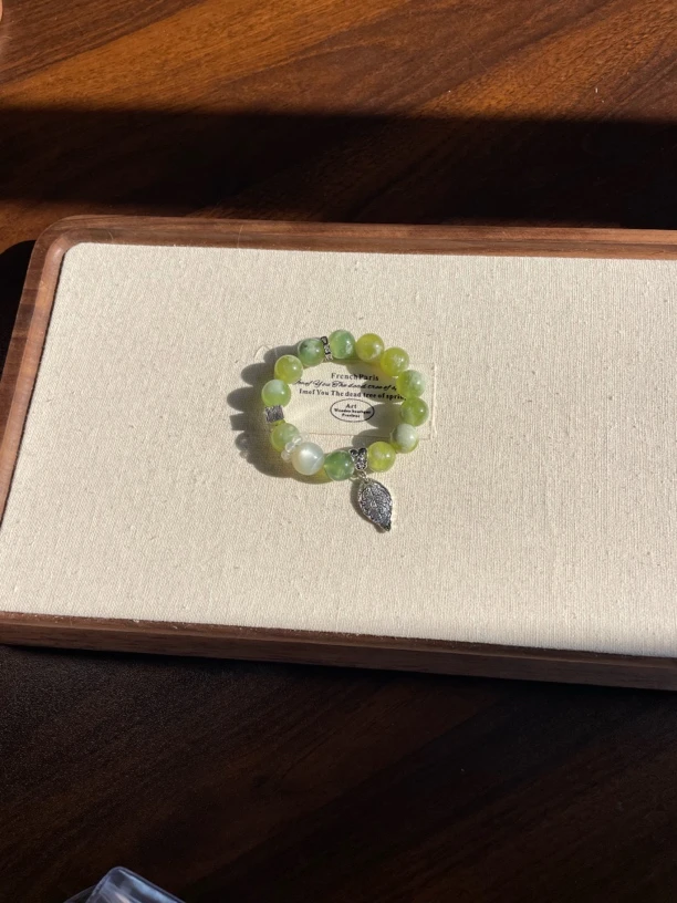 岫玉合金手串百搭