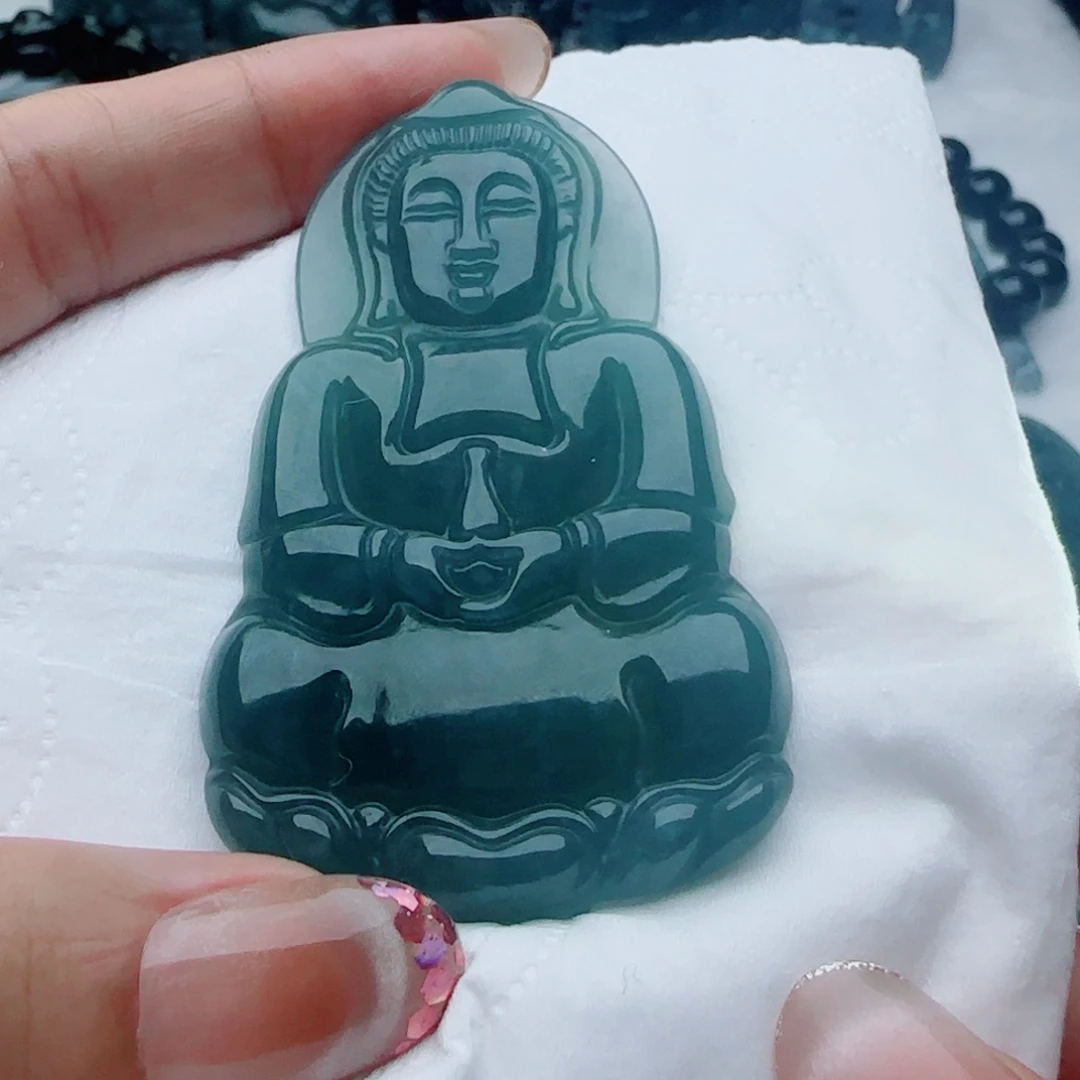 颈饰未镶嵌翡翠多样性发货天然的A货翡翠