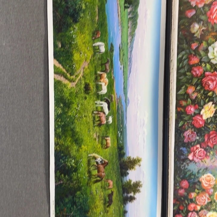 油画不**已优惠多多指教一下自己