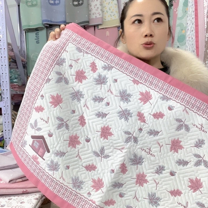 棉特价促销粉色枫叶