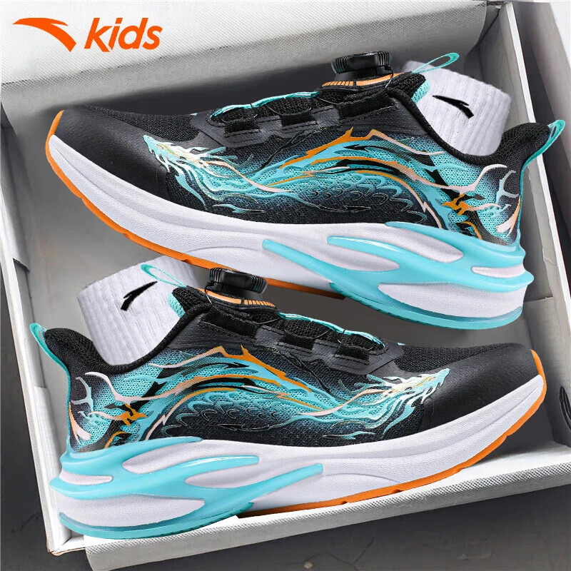 安踏儿童运动鞋夏季新款中大童鞋网面透气跑步鞋轻便百搭跑步鞋子