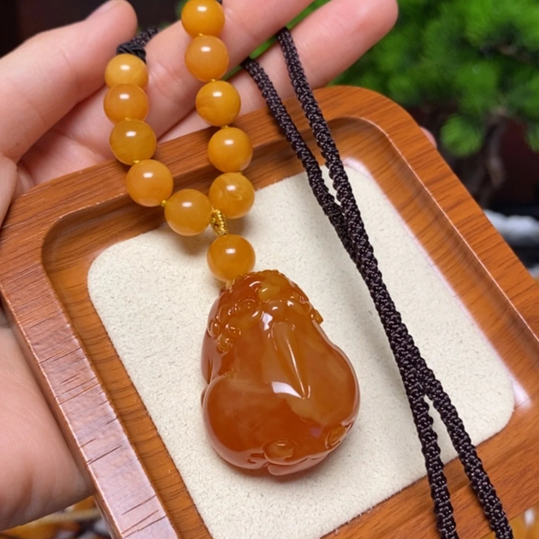 【闪购商品】未镶嵌颈饰蜜蜡项链