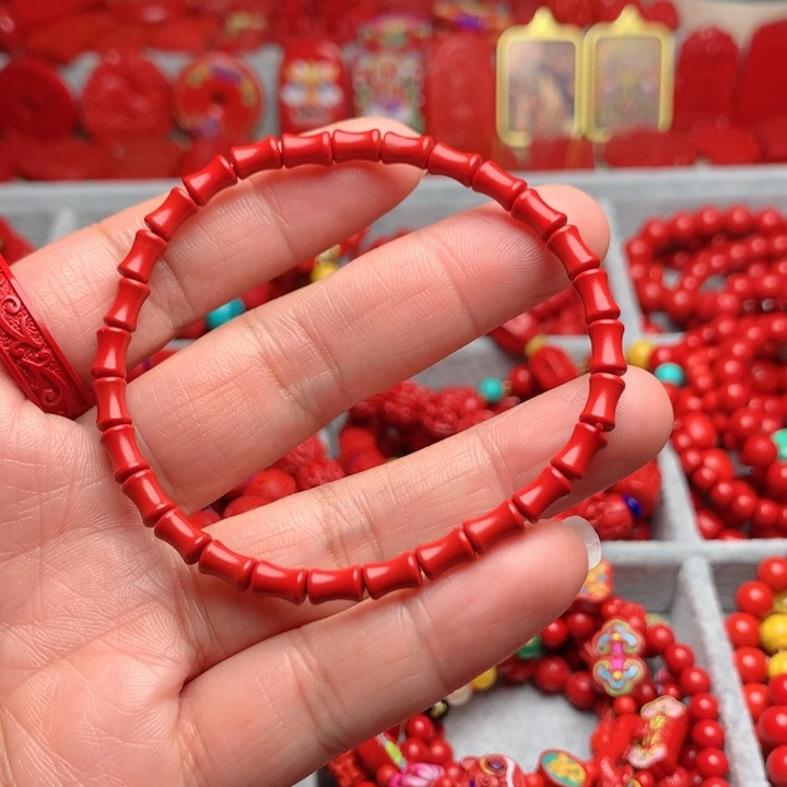 天然辰砂工艺品朱砂手串