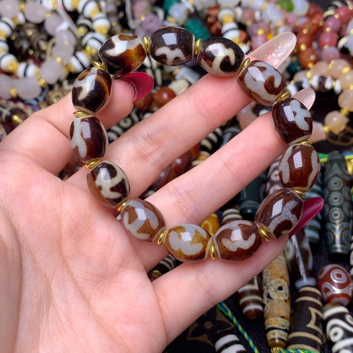 玛瑙/玉髓未镶嵌发一条