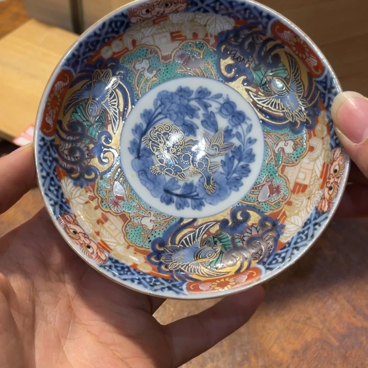 陶瓷小六古美术工艺品摆件