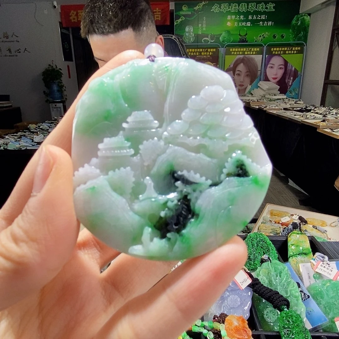 颈饰未镶嵌翡翠翡翠