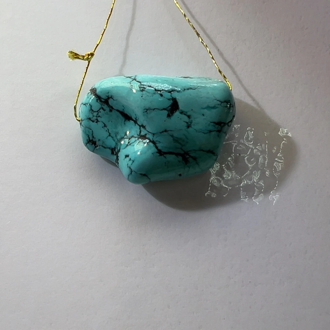 绿松石未镶嵌挂件