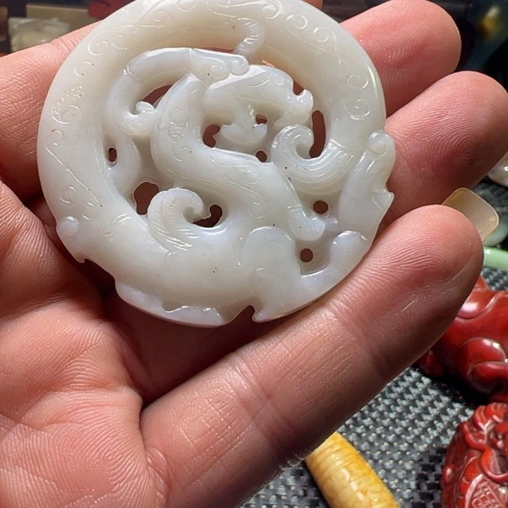 和田玉（糖玉）未镶嵌包链