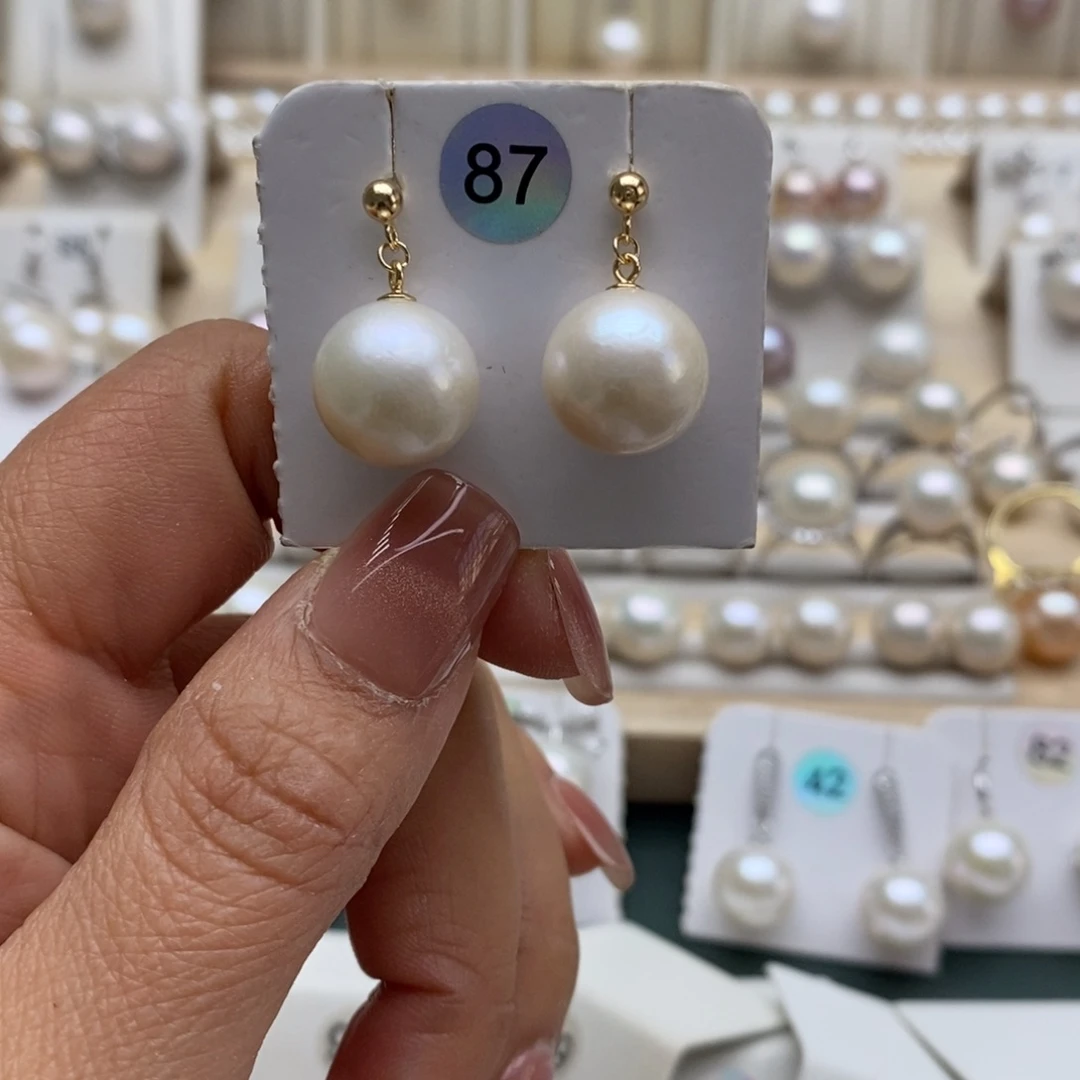 淡水珍珠银S925镶嵌颈饰