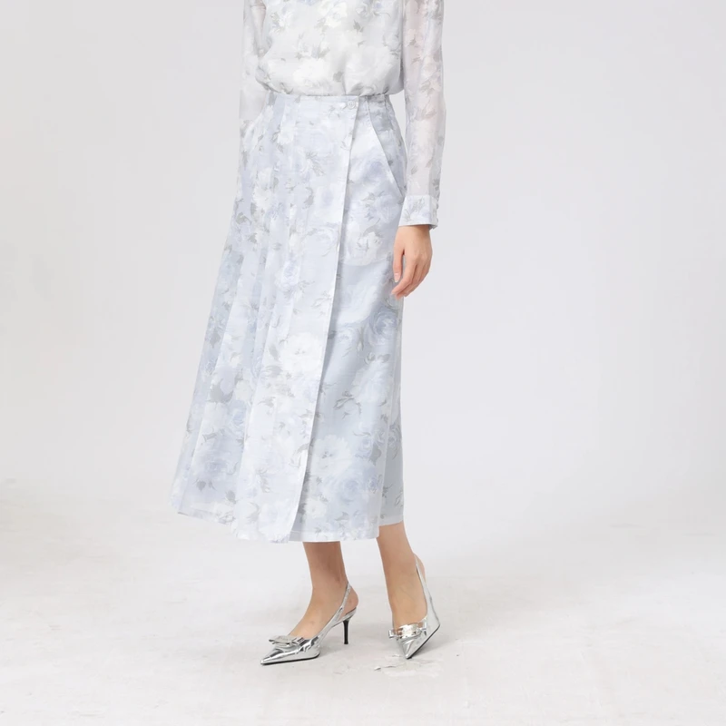 阿玛施AMASS【新中式】新款气质百搭马面裙中高腰显瘦半身裙5200382