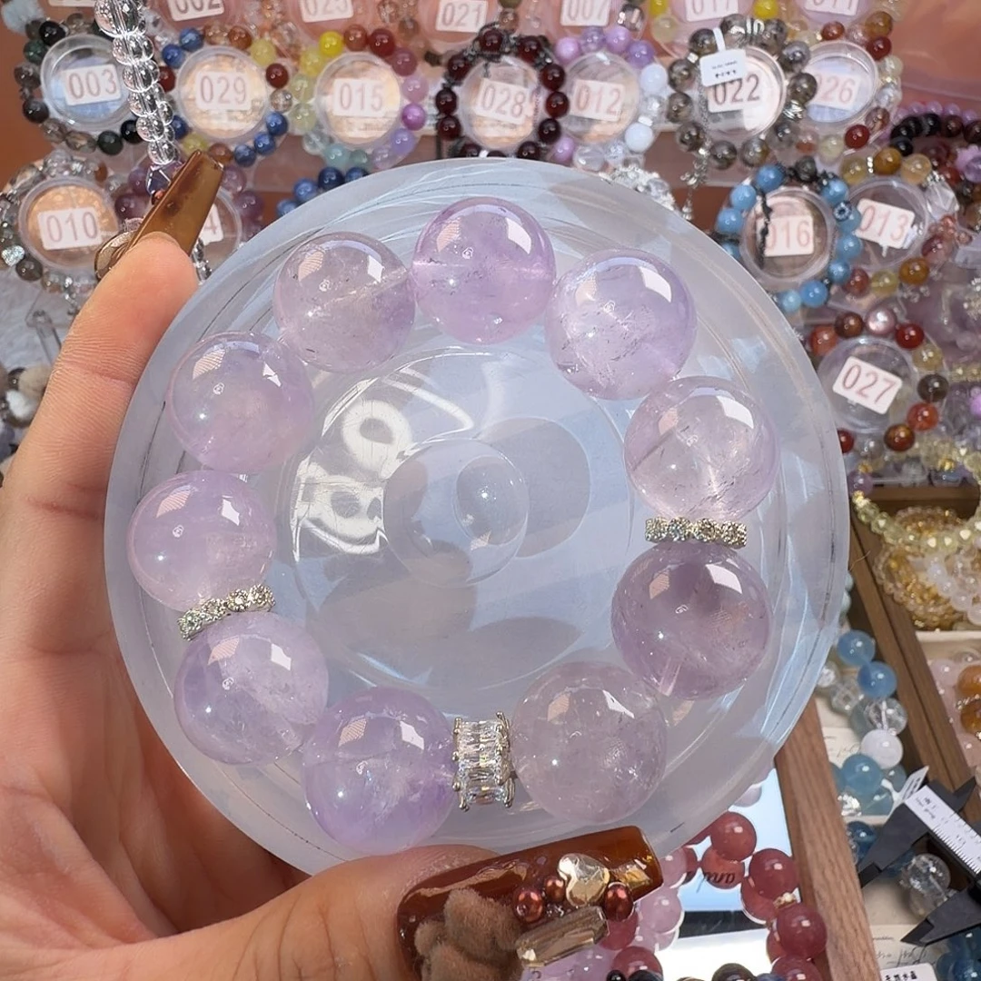 合金手链水晶薰衣草紫水晶