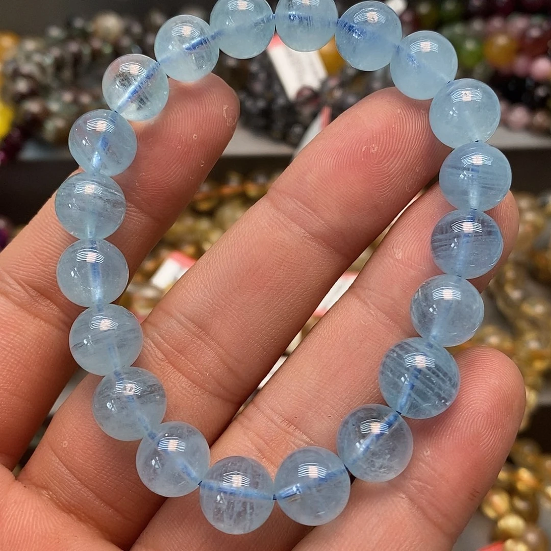 海蓝宝石未镶嵌手链