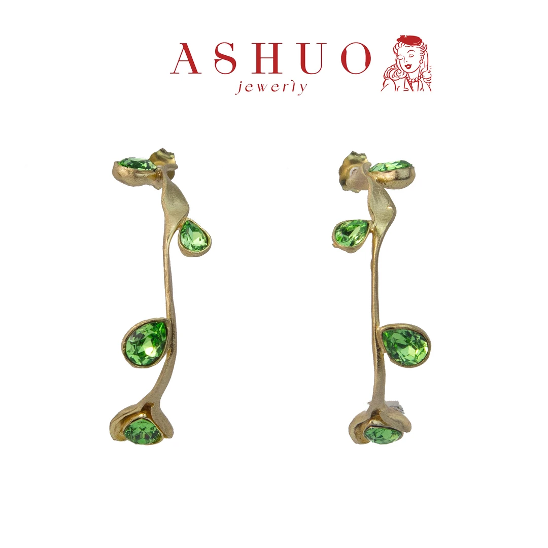 铜合金耳饰 阿烁中古 Kalliope  as9908