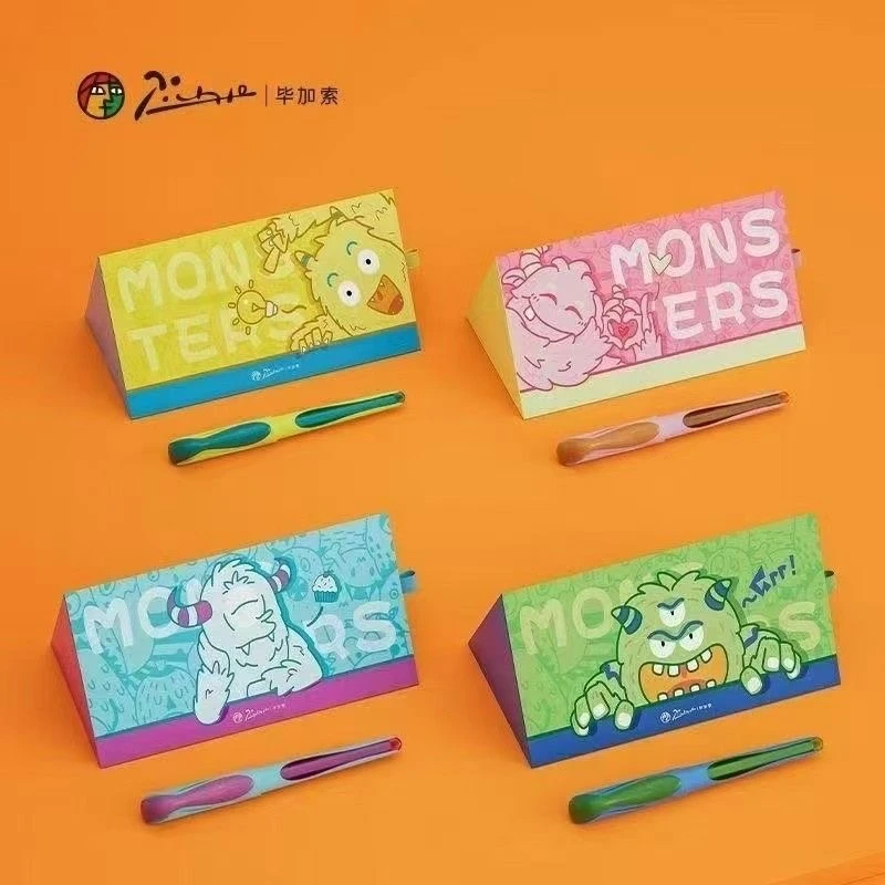 毕加索601小怪兽钢笔正姿小学生三年级初学者儿童节礼物ef