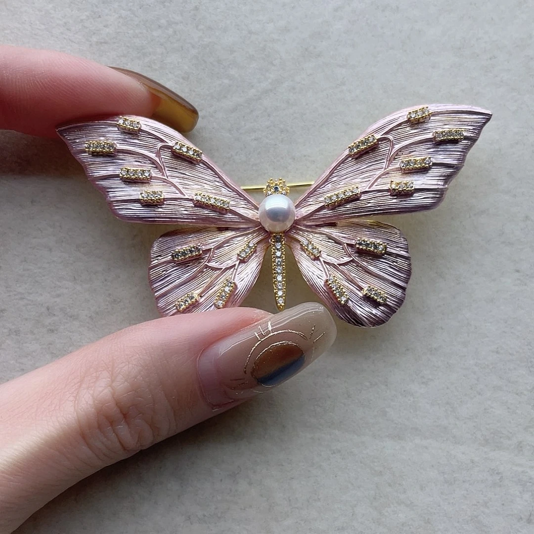 淡水珍珠胸针22未镶嵌