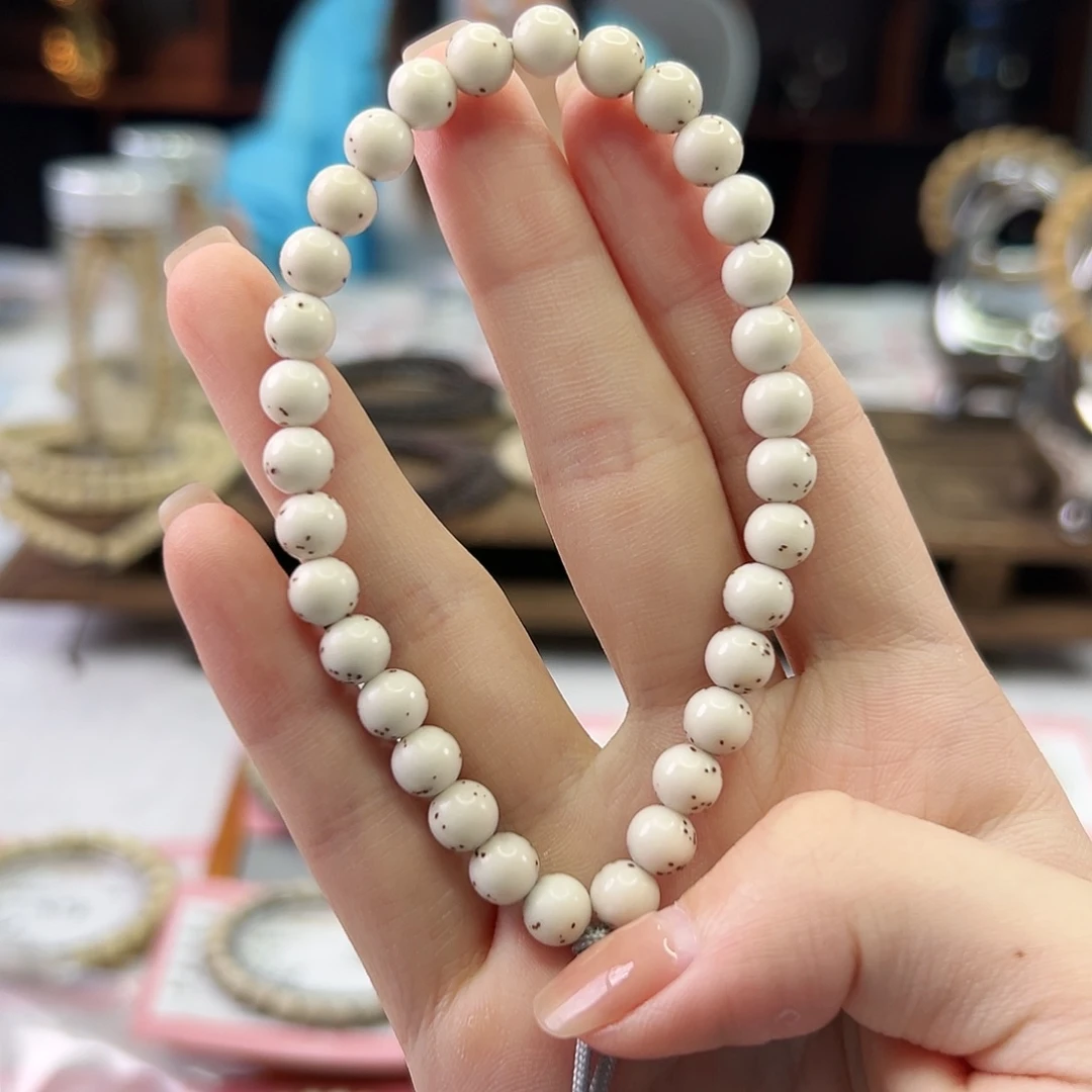 吊坠星月菩提Ll.7小龙蛋 超大留白 小毛毛星