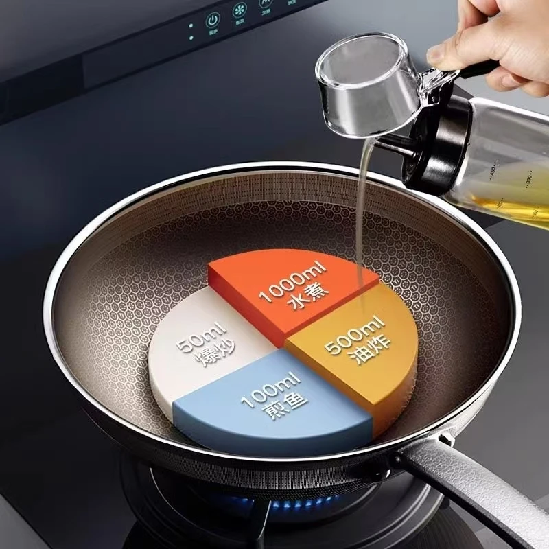 钛不粘锅抗菌无涂层炒菜锅有钛0涂层三代32cm电磁炉燃气通用