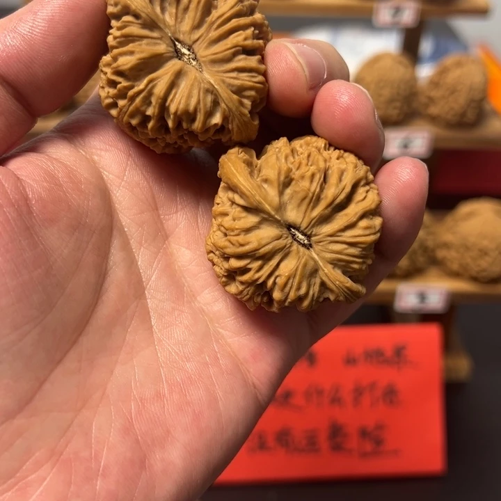 天***客核桃手串/手链南疆石狮子头一对