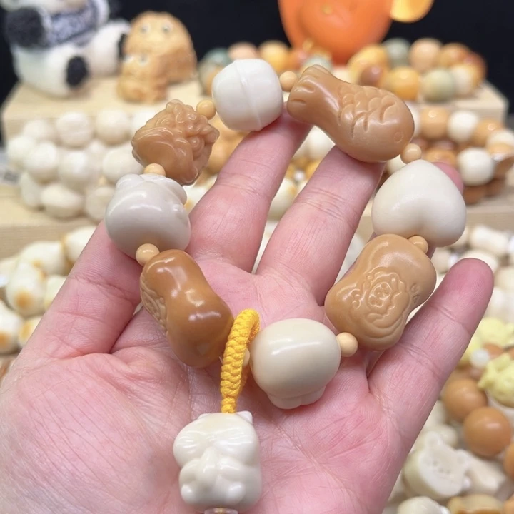 菩提根/象牙果手串象牙果多宝微瑕1-25–148