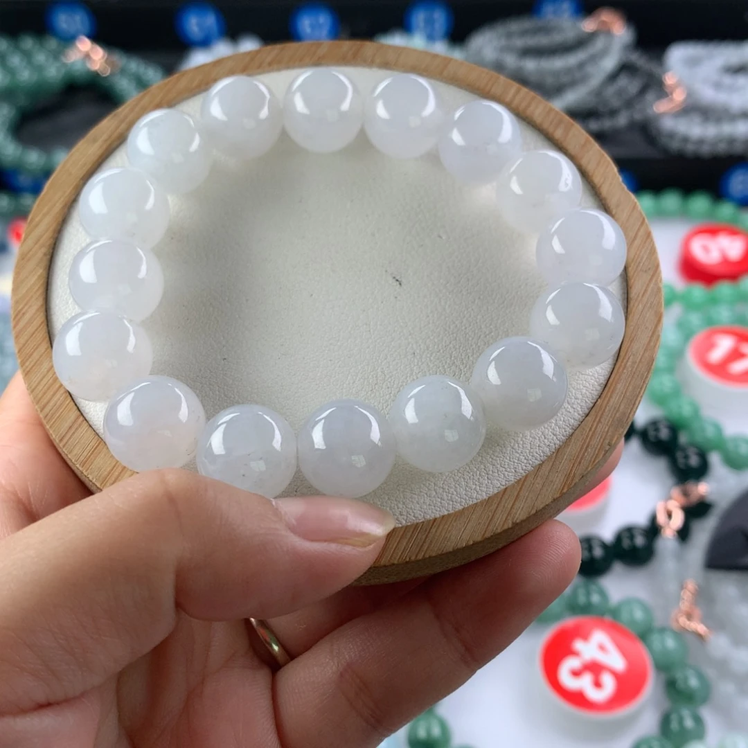 翡翠手链未镶嵌卡12.7