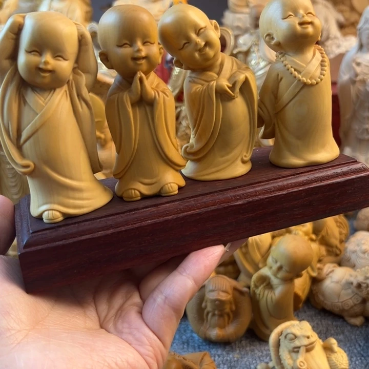 黄杨木黄杨木四个小和尚