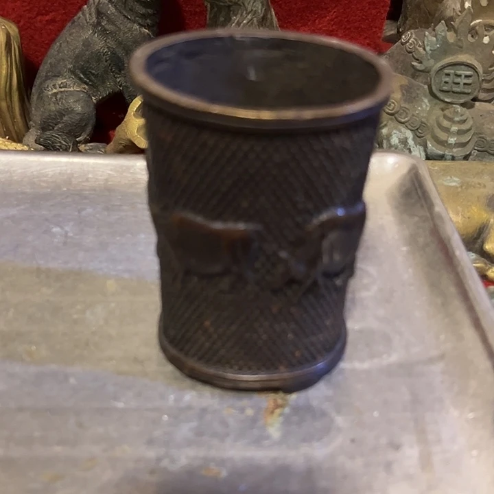 黄铜摆件，文房工艺品摆件