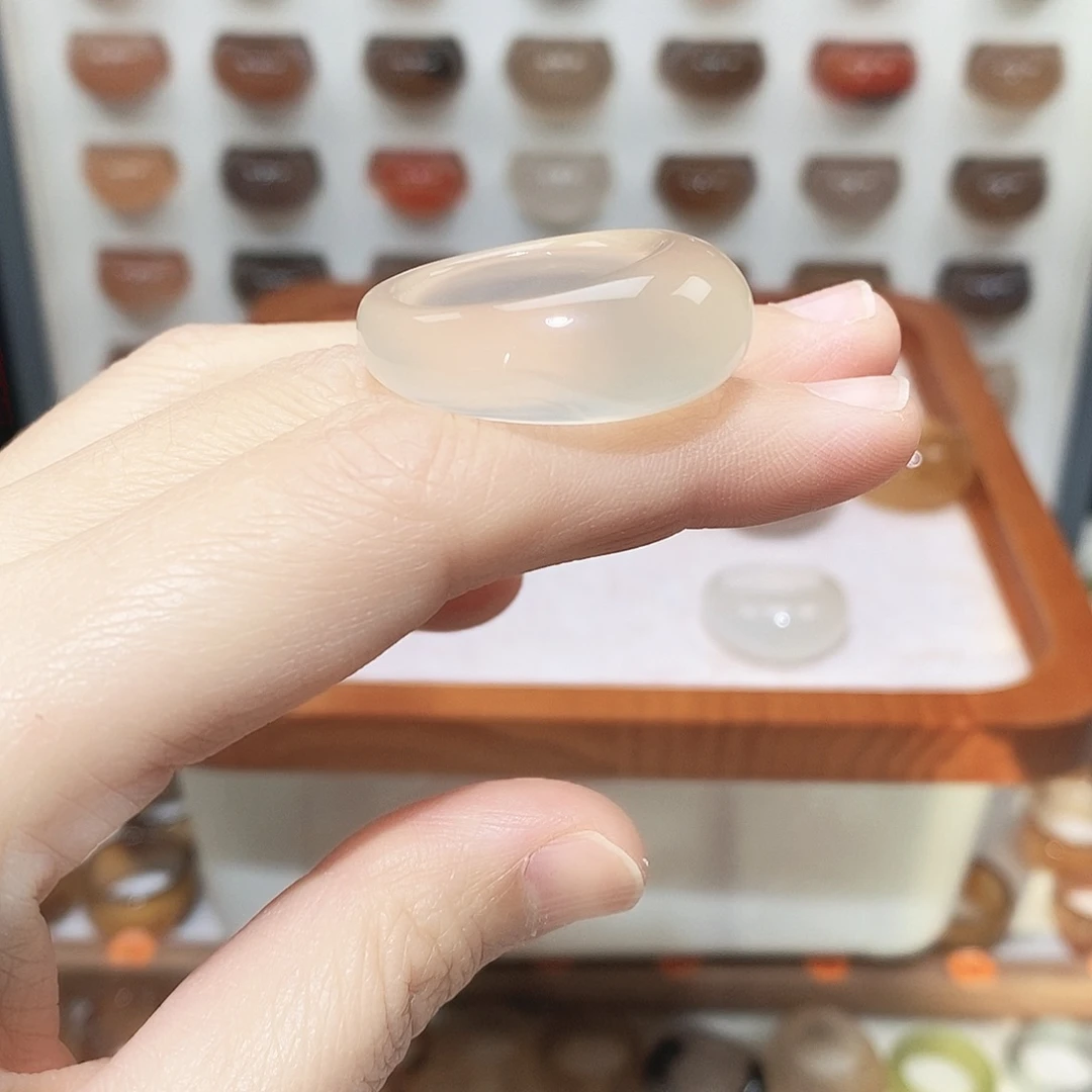 ****玛瑙/玉髓未镶嵌戒指港20