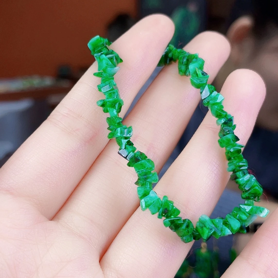 翡翠未镶嵌耳饰饰品