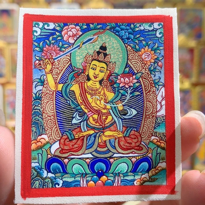 吊坠般若唐卡非遗传承