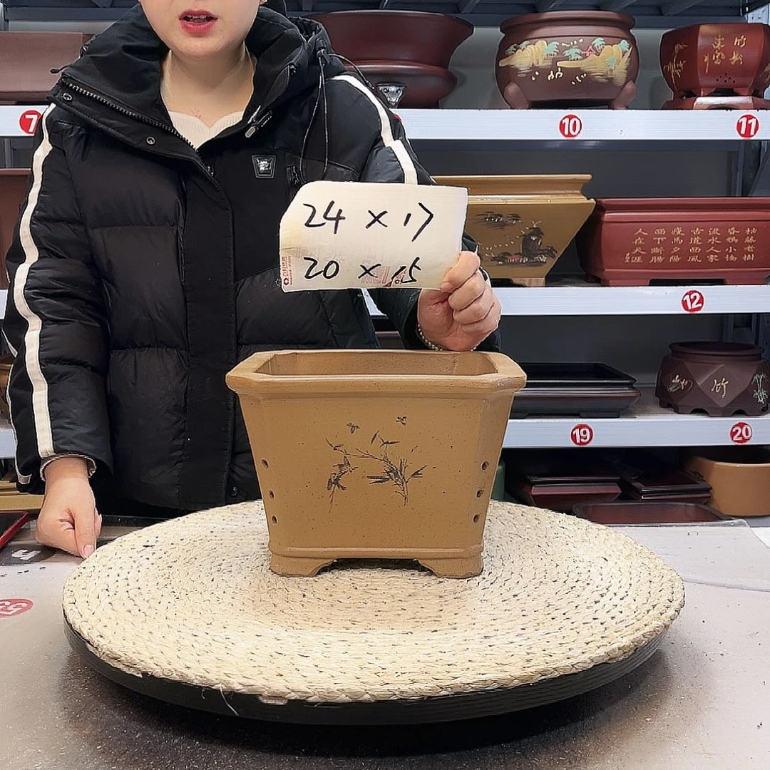 紫砂花盆紫砂花盆